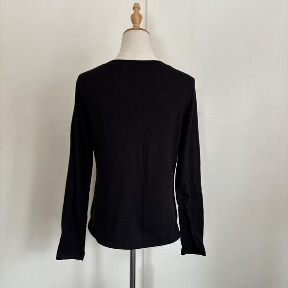 black long sleeve top - Picture 2 of 2